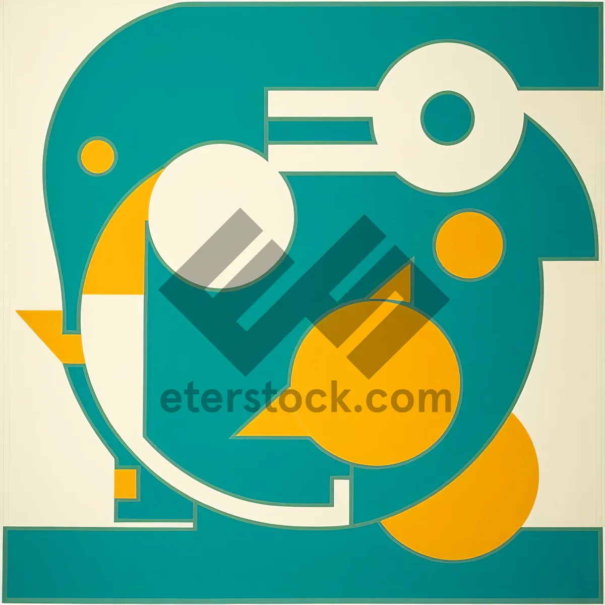 Picture of Graphic cartoon icon design for button symbol