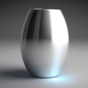 Egg in Glass with Lotion - Illuminated 3D Light Bulb