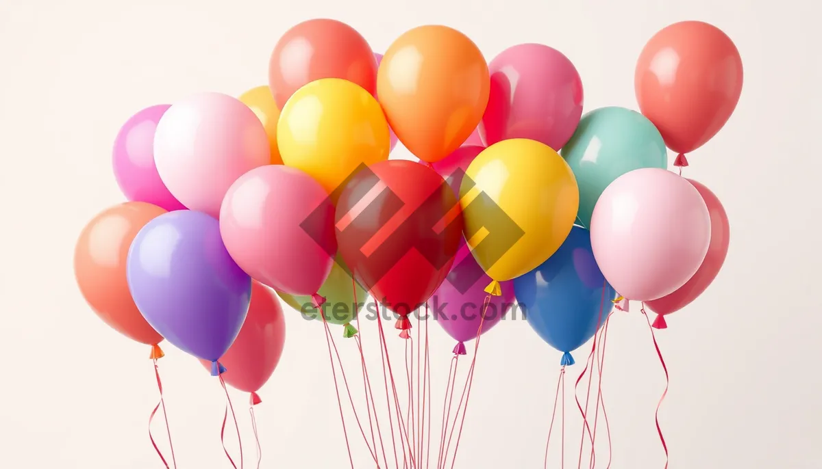 Picture of Colorful Birthday Balloon Decorations