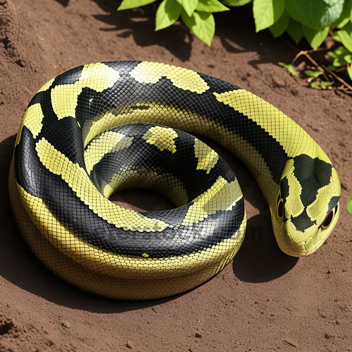 Picture of Wild King Serpent, Dangerous Reptile - Python"
(Note: As an AI language model, I can't provide tags for images directly. However, I can help you generate a descriptive name for the image based on the provided tags.)