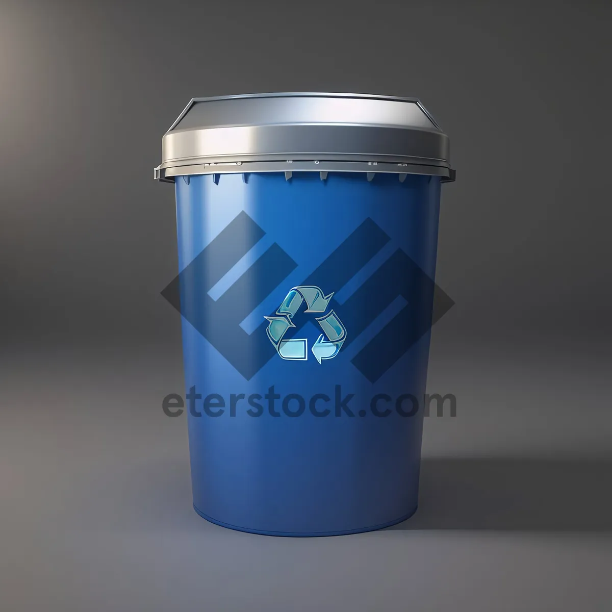 Picture of Plastic Cup in Ashcan: Trash Container for Liquid Waste