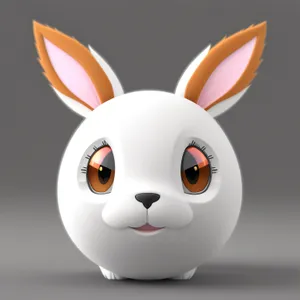Cheerful Cartoon Bunny - Your Cute and Fun Animal Character