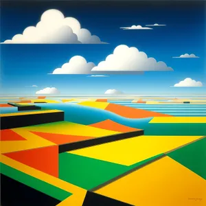 Abstract heat pattern design wallpaper