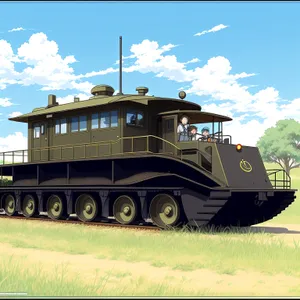 Military Tank: Vintage Armored Transportation