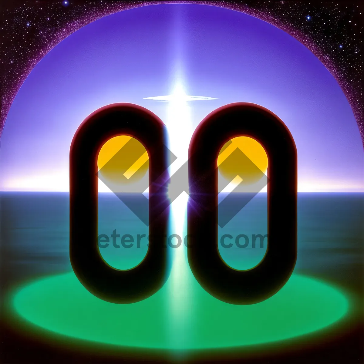 Picture of Shiny Annual Gem Symbol - Bright 3D Graphic Design