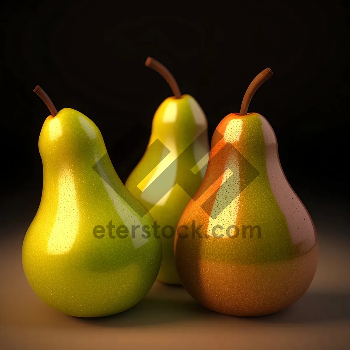 Picture of Sweet and Juicy Ripe Pear, a Delicious and Healthy Snack