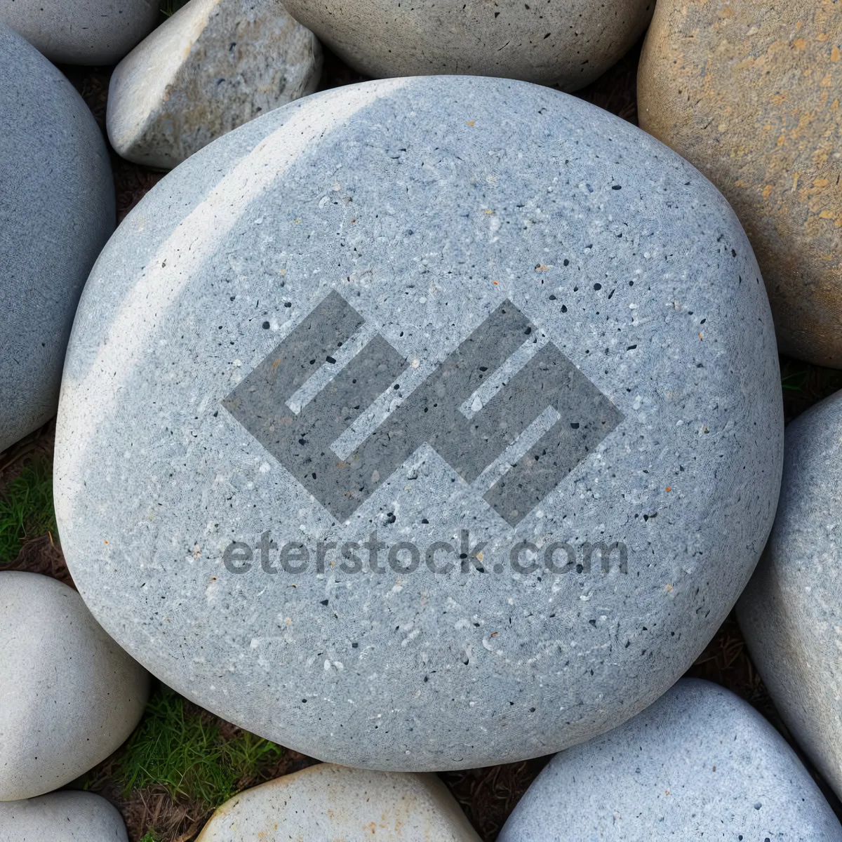 Picture of Tranquil Stone Stacking for Relaxation and Balance