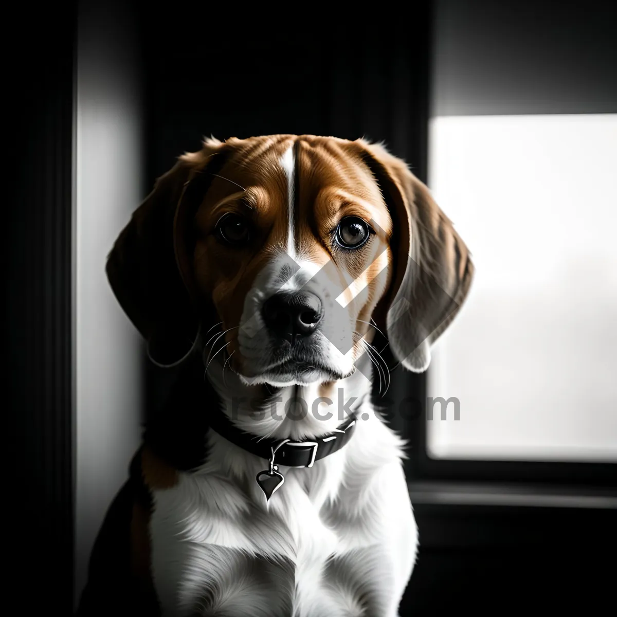 Picture of Adorable Boxer Puppy with Pedigreed Black Coat