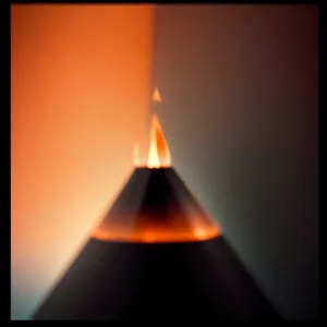 Flame in the Dark: Laser Light on Matchstick