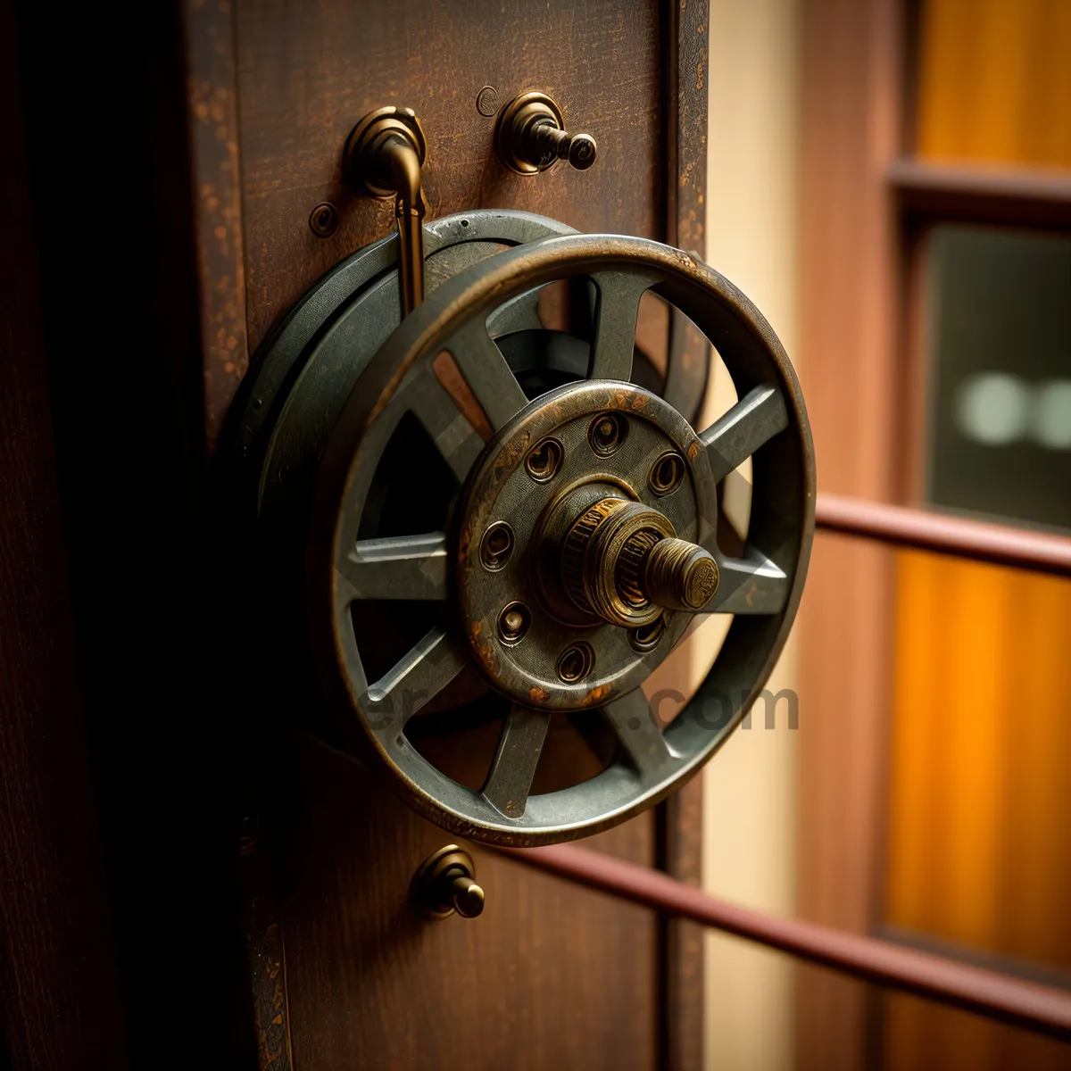 Picture of Metal Locker Device: Fastening Mechanism for Steel Helm Equipment