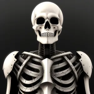 Terrifying Skeletal Art Sculpture: Death's Anatomy