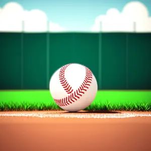 Baseball glove on grass - sport equipment