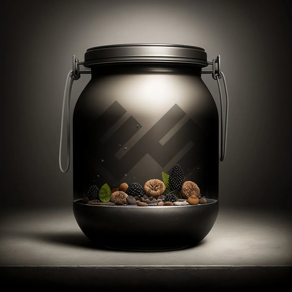 Picture of Aquarium Tea Glass - Refreshing Beverage in Glass Container