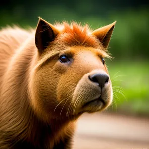 Wild Lion Mane in Grass