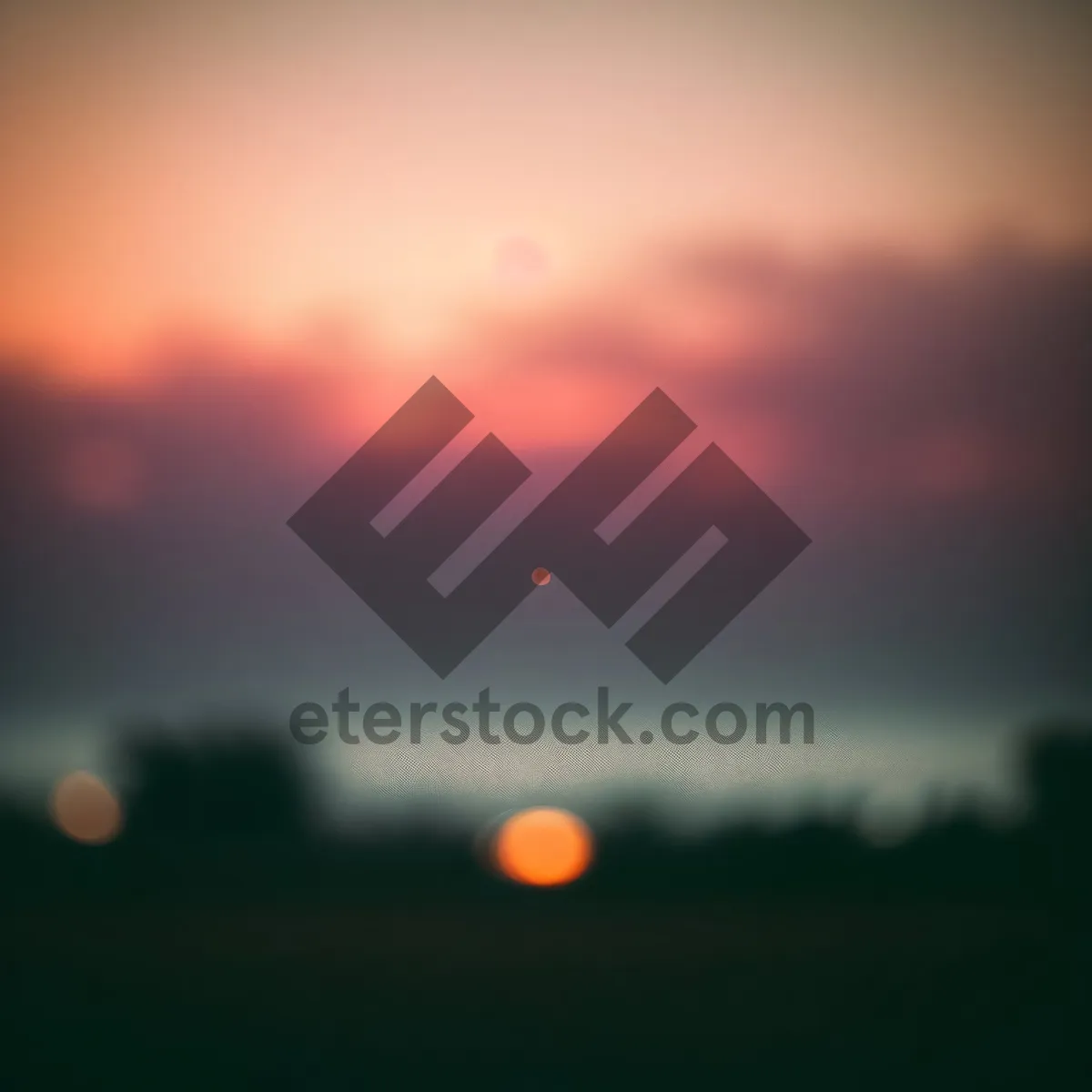 Picture of Vibrant Sunset in the Colorful Horizon