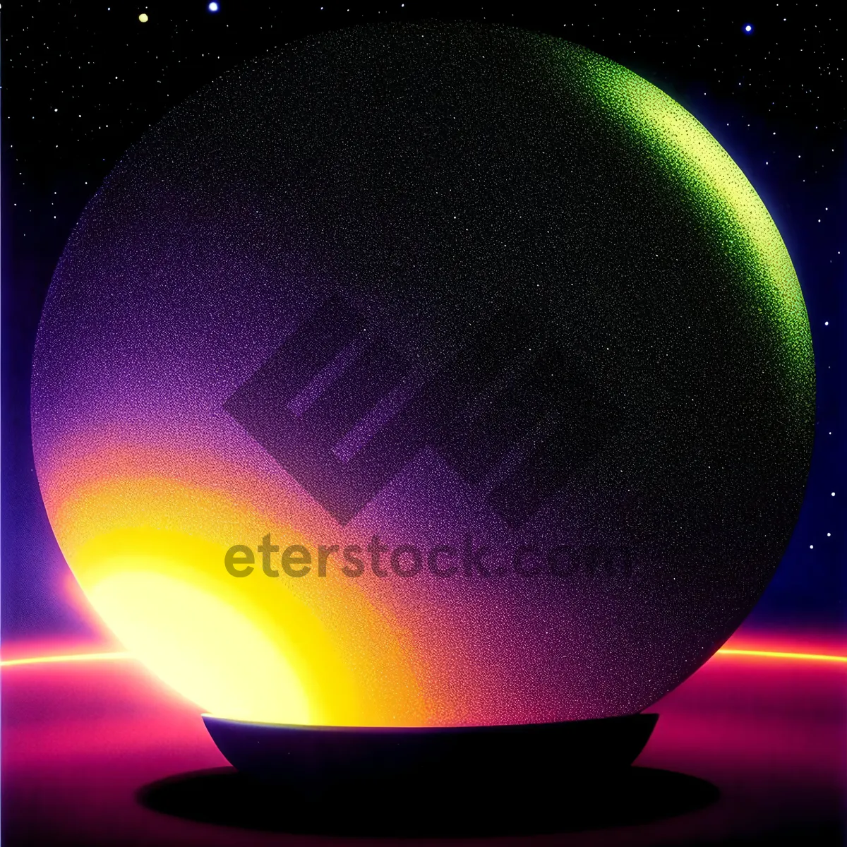 Picture of Cosmic Glow: Celestial Body in a Fantasy Universe