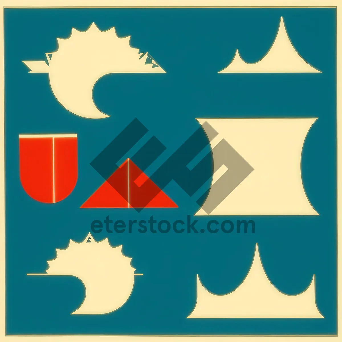 Picture of Minimalist Graphic Symbol Set - Iconic Design Signs