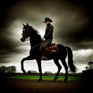 Dynamic Equestrian Vaulting on Majestic Stallion