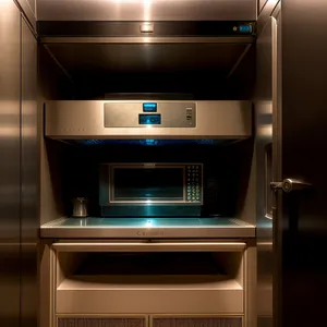 Modern Kitchen Microwave Appliance