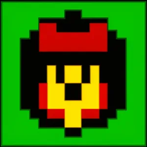 Excavation Site Icon: Digital Clock Symbol