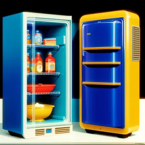 Modern 3D Refrigeration System Cooling Mechanism