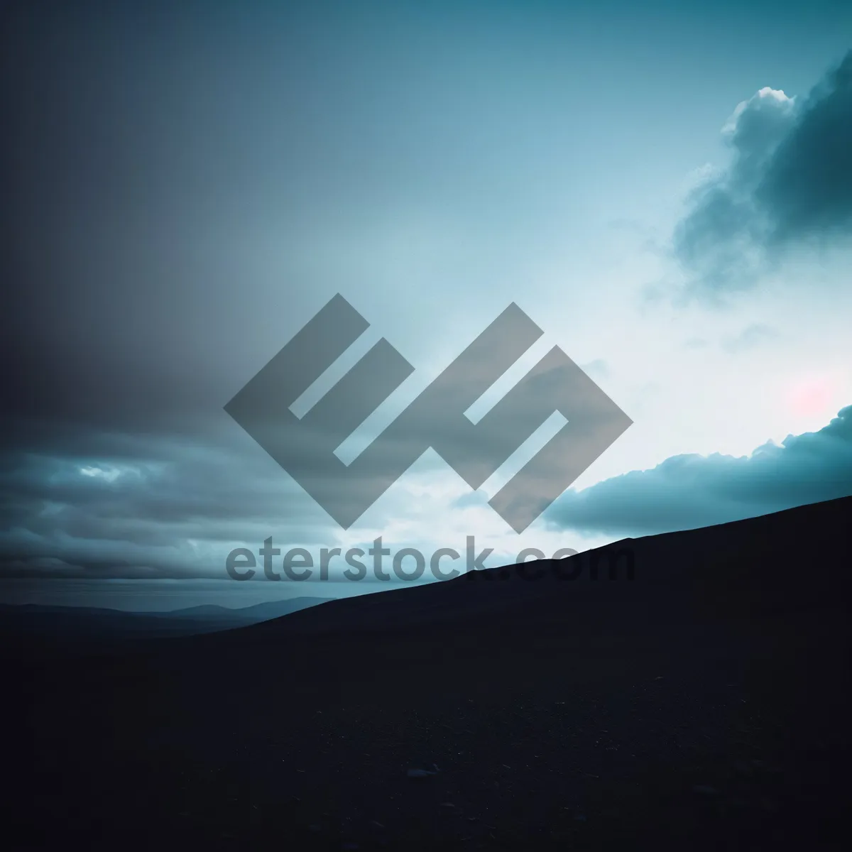 Picture of Golden Sunsets Over Mountainous Landscapes
