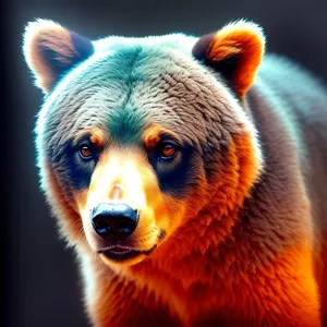Wild Brown Bear Embraces Its Furry Predator Nature