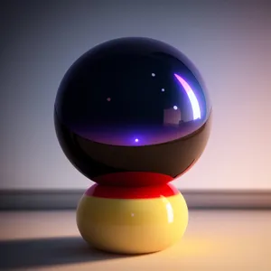 Shiny Glass Sphere Icon Set: Bright, Colorful & 3D