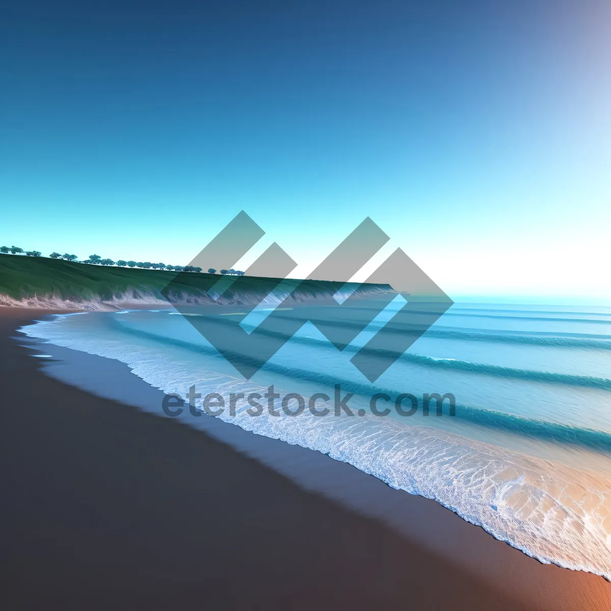 Picture of Turquoise Waters and Sandy Shores: A Blissful Tropical Escape