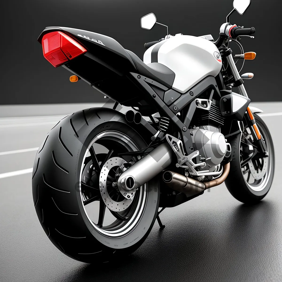 Picture of High-Speed Brake System: Power-Packed Motorcycle Performance