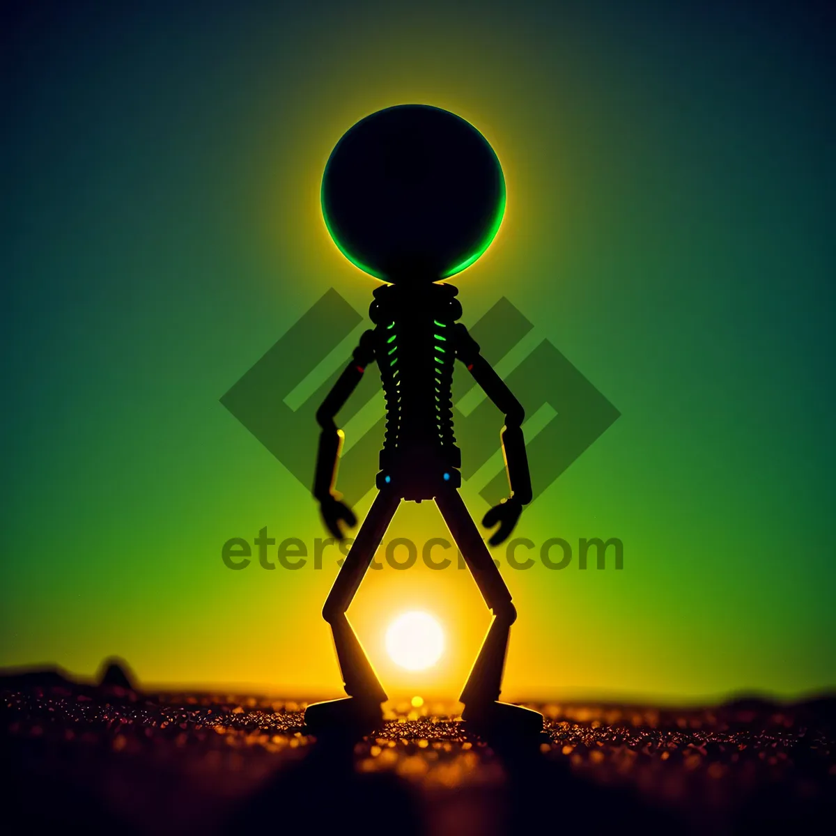 Picture of Timeless Sands: 3D Human Figure in Hourglass