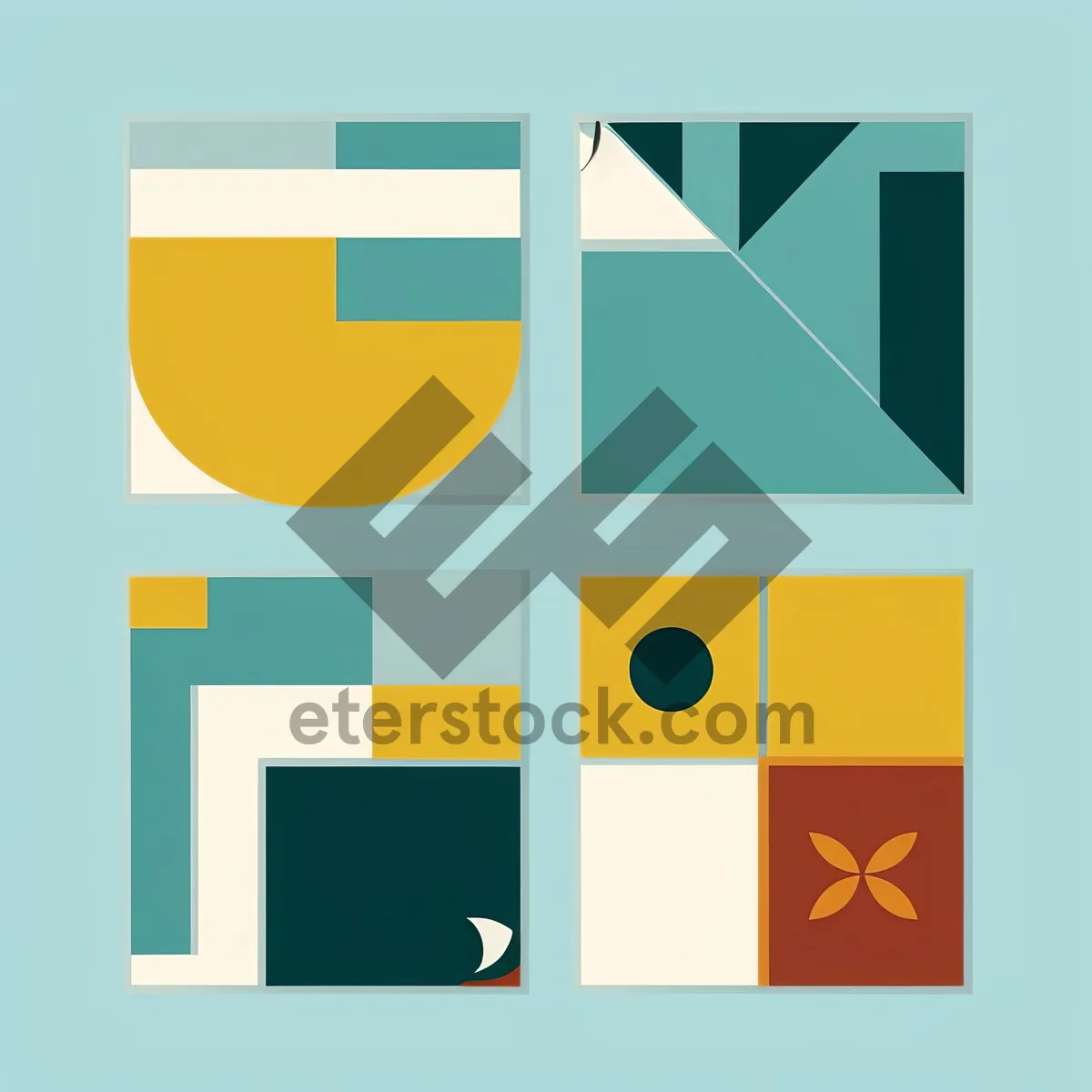 Picture of Graphic Design Bank Flag Icon