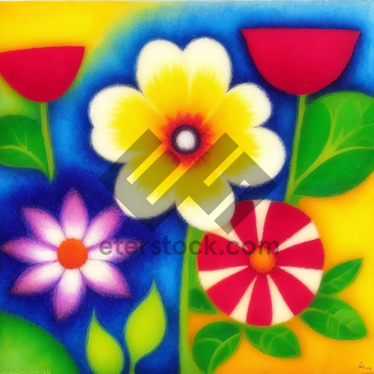 Picture of Colorful Island Primrose Floral Decoration