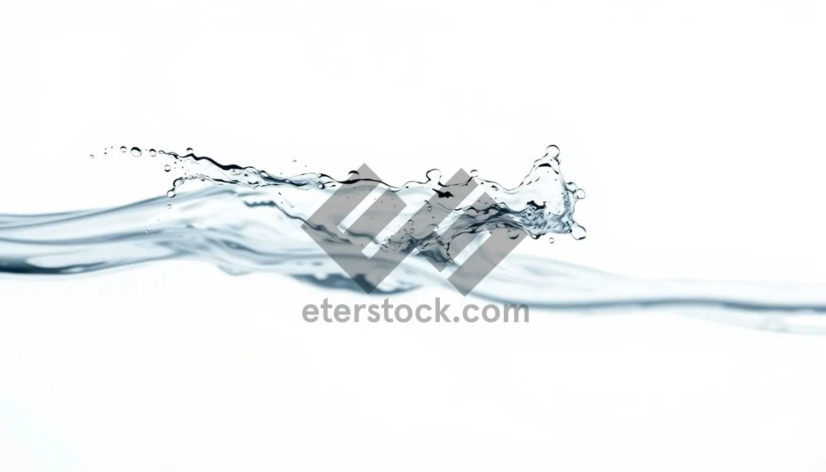 Picture of Abstract Floral Graphic Pattern with Clean Water Elements