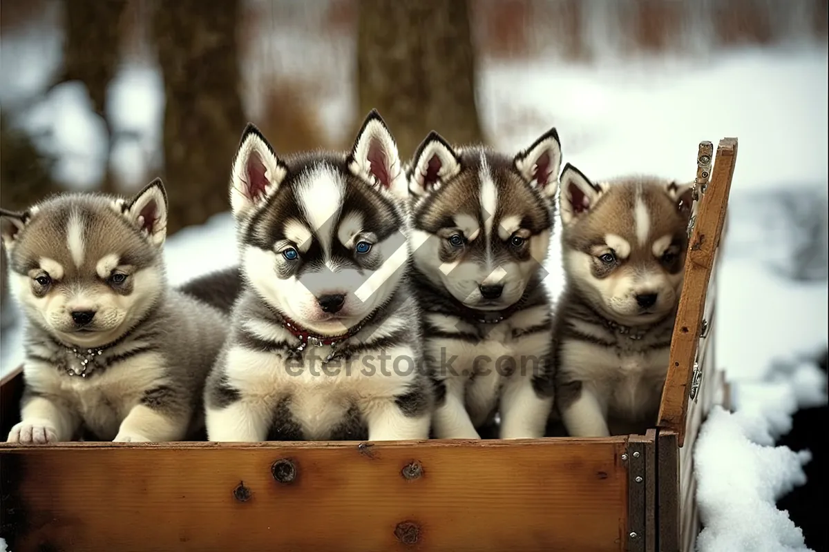 Picture of Adorable domestic animals - cat and dog portrait.