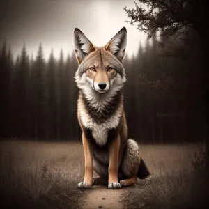 Fierce Feline Stares - Wild Wolf, Coyote, and Fox