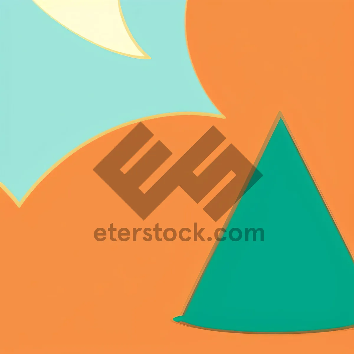 Picture of Graphic Pyramid Design: Symbolic Art Shape