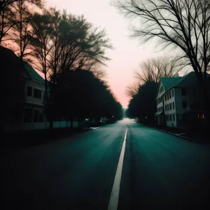 Urban Speedscape: Nighttime Highway in Motion