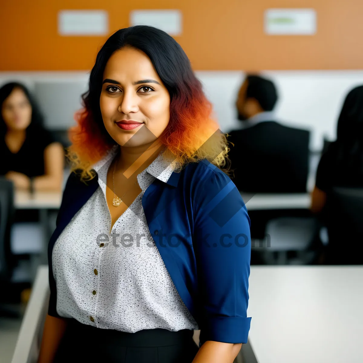 Picture of Confident professional businesswoman with a charming smile