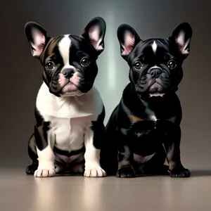 Adorable Terrier Puppy with Wrinkles