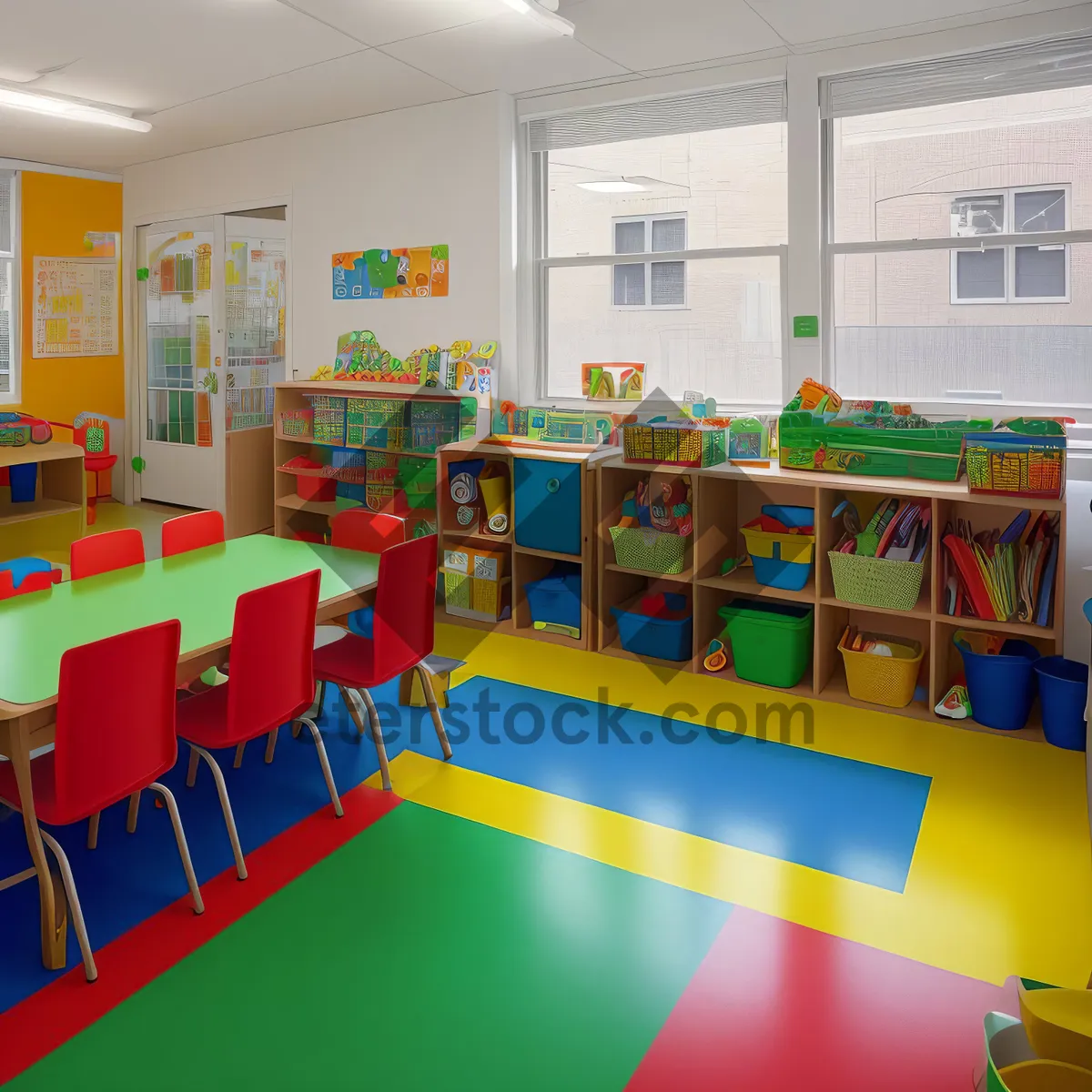 Picture of Modern Interior Design with Wood Furniture and Contemporary Decor