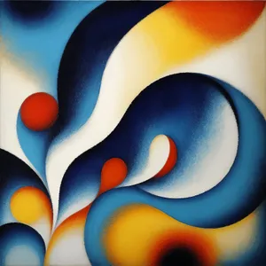 Colorful sphere ball game equipment with clownfish swirls.
