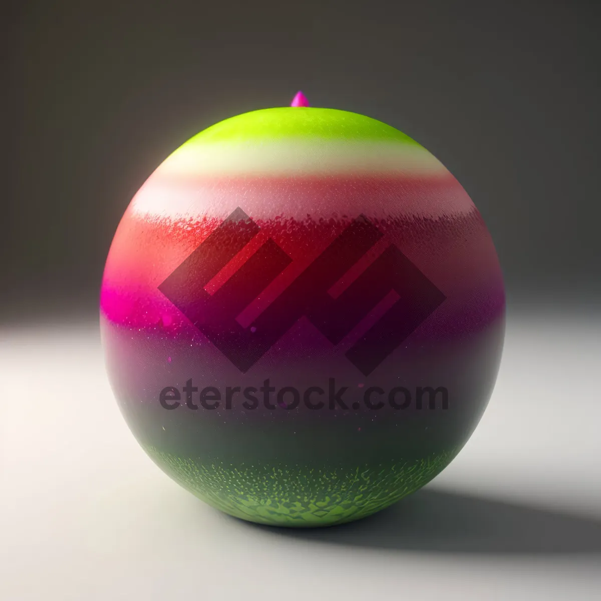 Picture of Colorful Fresh Apple - a Juicy and Healthy Fruit