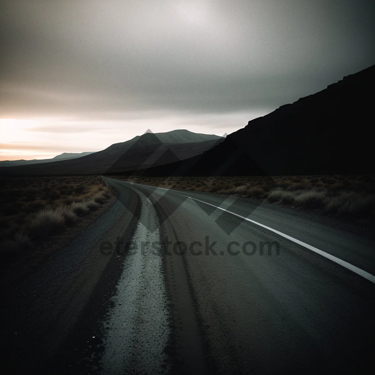 Picture of Endless Horizon: Journey on Empty Freeway