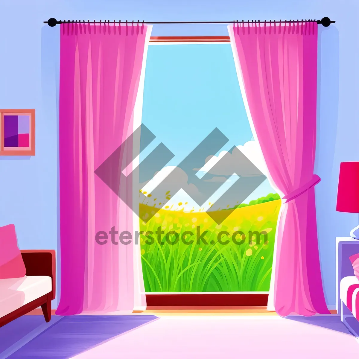 Picture of Colorful Boutique Design Art Pattern Wallpapers