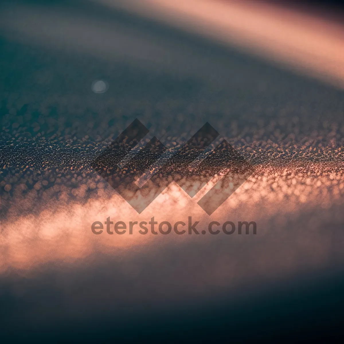 Picture of Ant on the Water's Reflection at Sunset