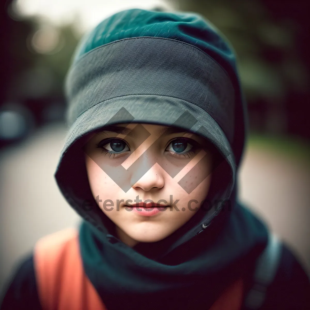 Picture of Happy Smiling Child with Stylish Hat