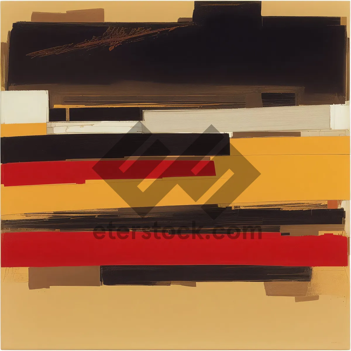 Picture of Office study desk with books and printer