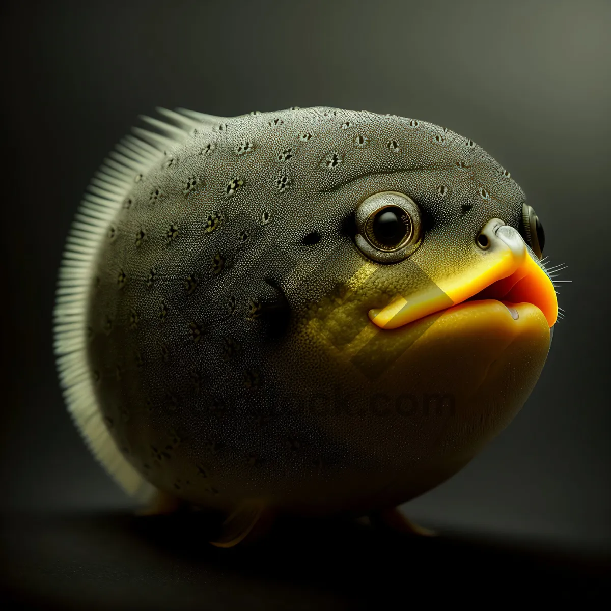 Picture of Colorful Goldfish Swimming in Aquarium