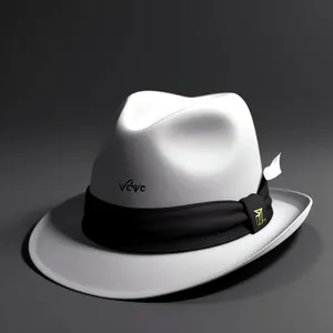 Stylish Cowboy Hat accessory with Iron Texture